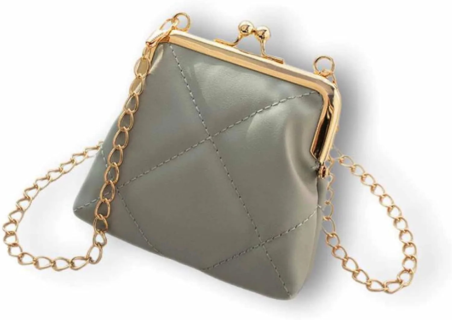 1Pcs Women Kiss Lock Purses and Handbags Vintage Purses Wallet Crossbody Bag Handbag