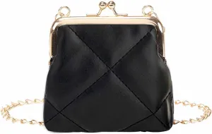 1Pcs Women Kiss Lock Purses and Handbags Vintage Purses Wallet Crossbody Bag Handbag