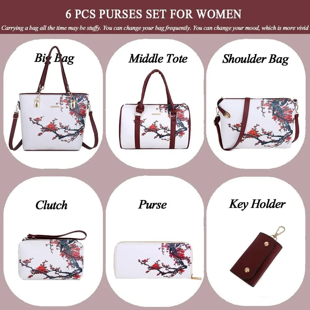 2E-youth Designer Purses and Handbags for Women Satchel Shoulder Bag Tote Top Handle Bag