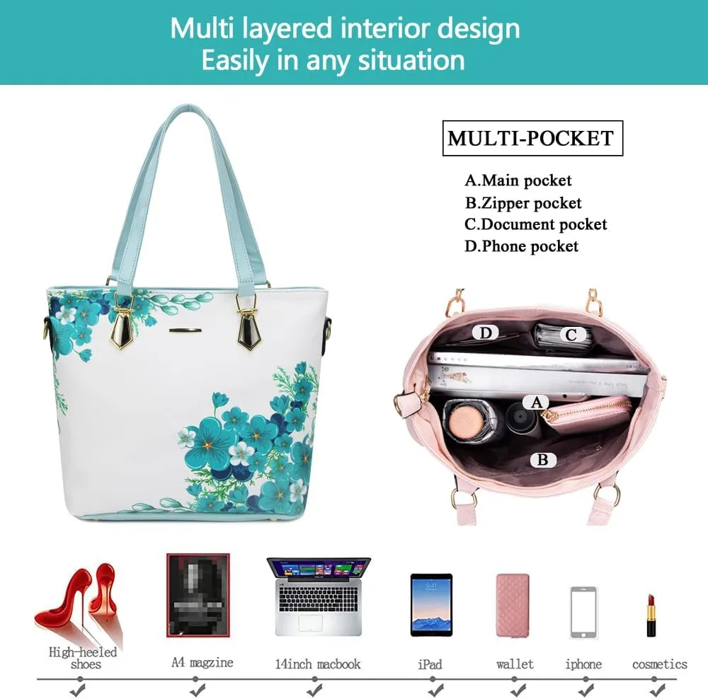 2E-youth Designer Purses and Handbags for Women Satchel Shoulder Bag Tote Top Handle Bag