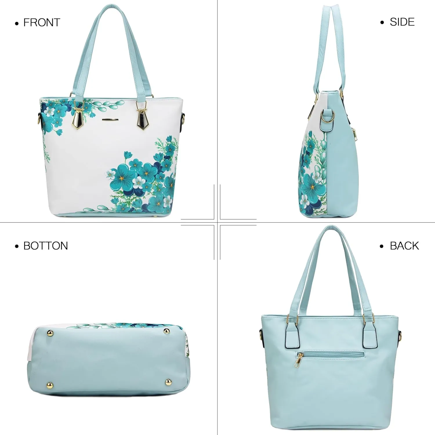 2E-youth Designer Purses and Handbags for Women Satchel Shoulder Bag Tote Top Handle Bag