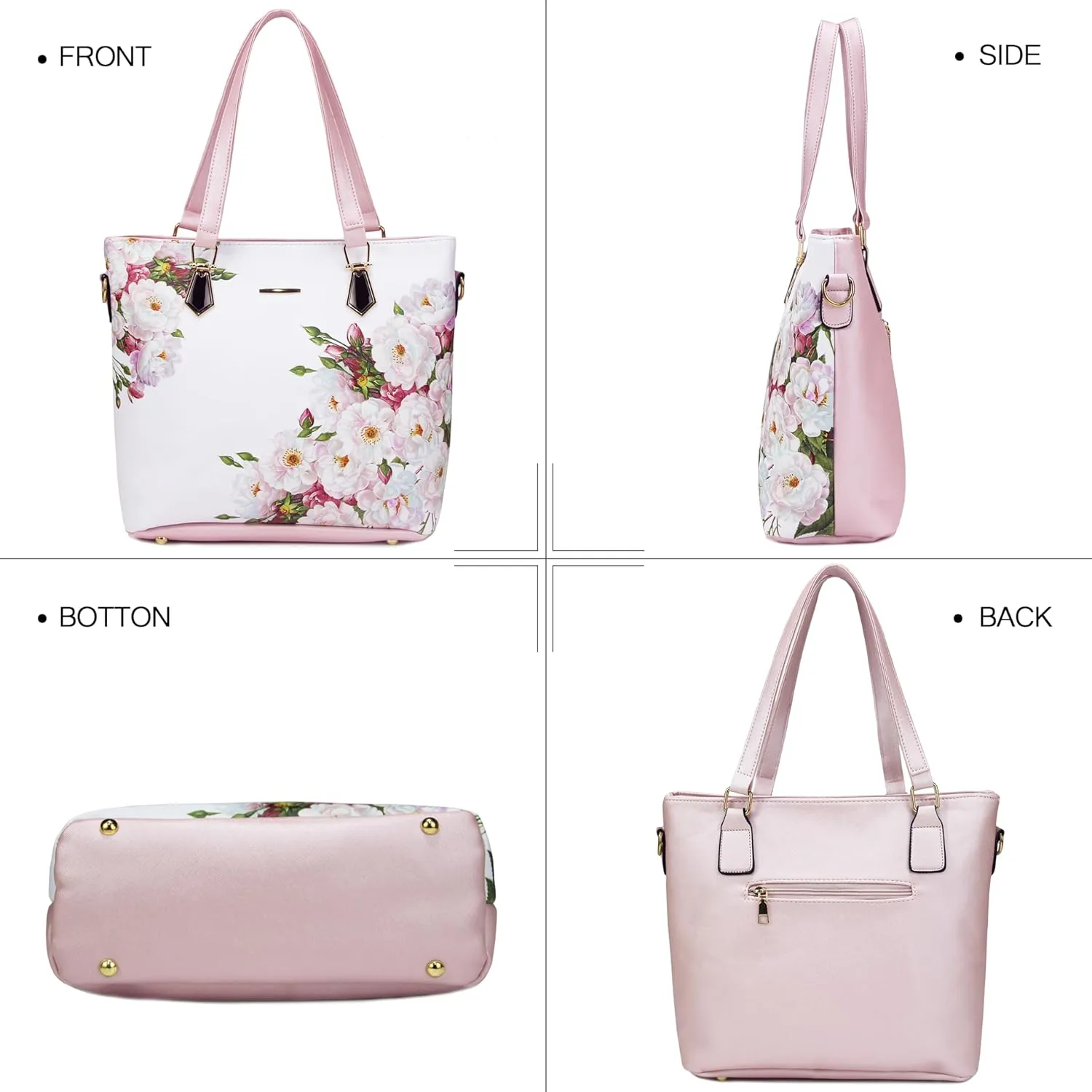 2E-youth Designer Purses and Handbags for Women Satchel Shoulder Bag Tote Top Handle Bag