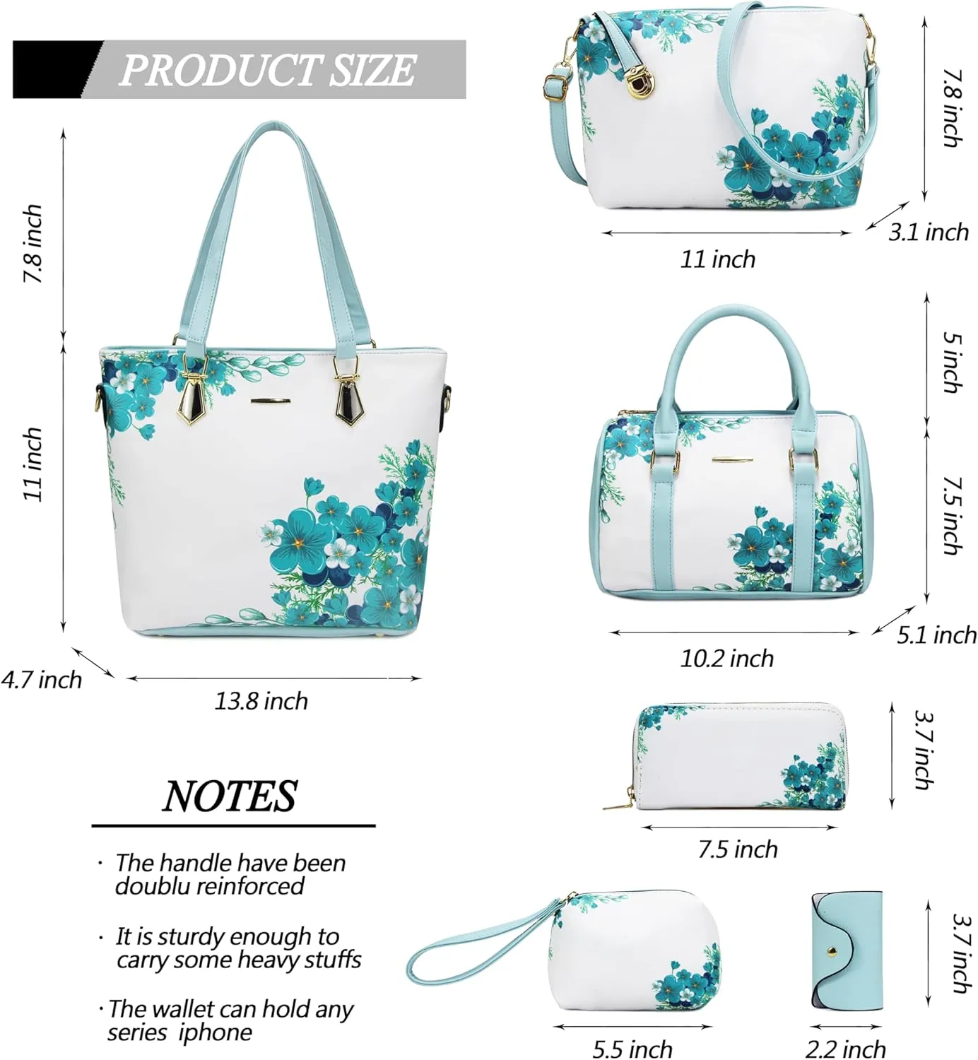 2E-youth Designer Purses and Handbags for Women Satchel Shoulder Bag Tote Top Handle Bag