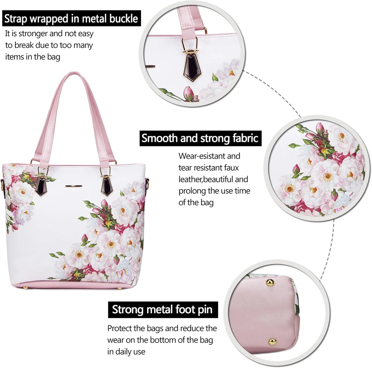 2E-youth Designer Purses and Handbags for Women Satchel Shoulder Bag Tote Top Handle Bag