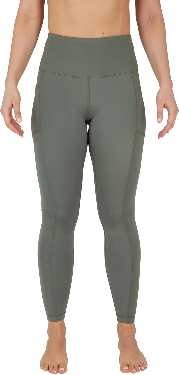 90 Degree By Reflex High Waist Fleece Lined Leggings with Side Pocket - Yoga Pants