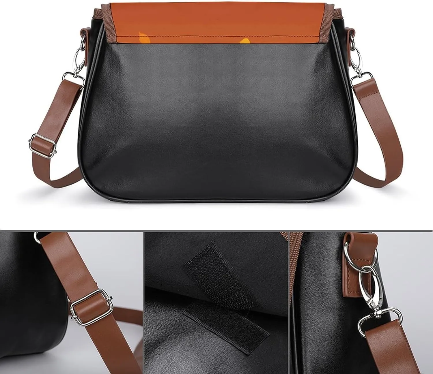 A Dog Crossbody Bags for Women,PU Leather Tote Bag for Women,Shoulder Bag Purse for Work Shopping Travel