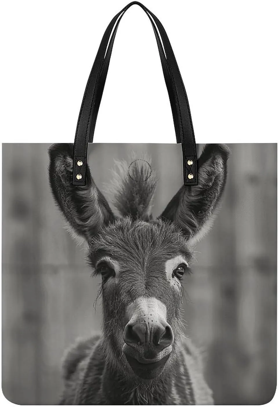 A Donkey Pattern Tote Bag Durable Water-Resistant Handbags Lightweight Tote for Travel Work Book