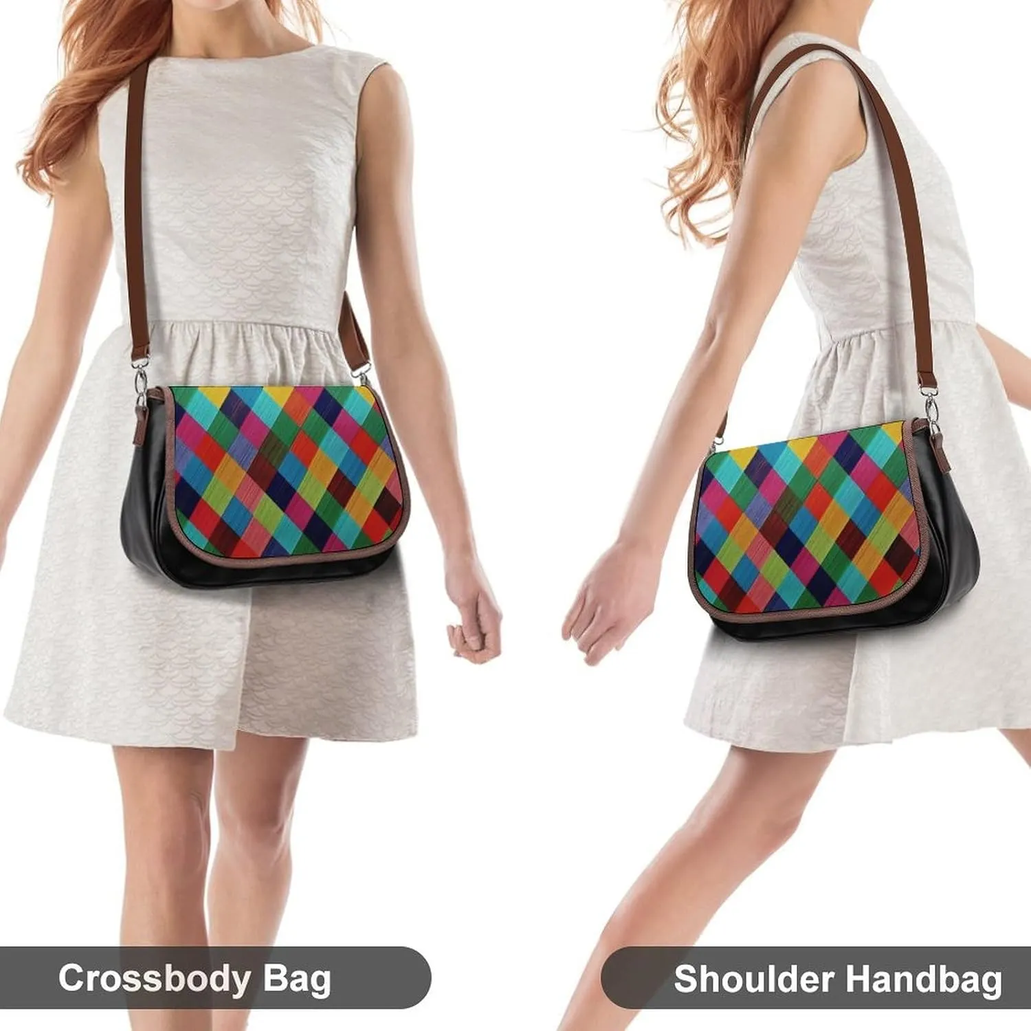 A Drink Crossbody Bags for Women,PU Leather Tote Bag for Women,Shoulder Bag Purse for Work Shopping Travel