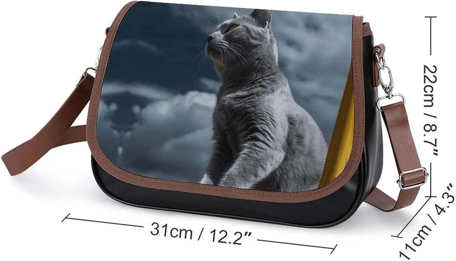 A Drink Crossbody Bags for Women,PU Leather Tote Bag for Women,Shoulder Bag Purse for Work Shopping Travel