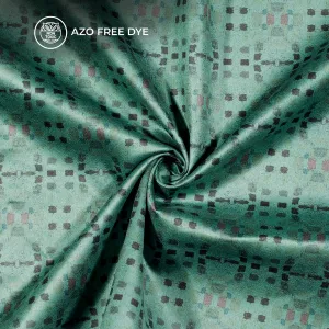 Abstract Dots Printed Deluxe Suede Fabric