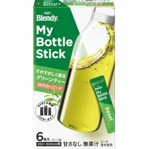 AGF Blendy My Bottle Stick – Refreshing Green Tea Aroma (6 Sticks)