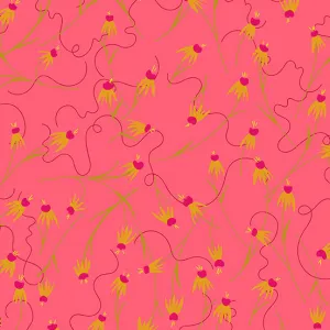 Alison Glass Wildflowers - Coral Coneflower