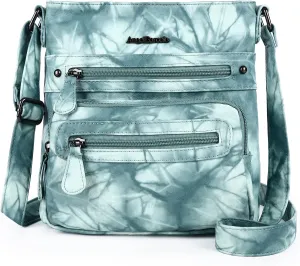 Angel Barcelo Crossbody Bags for Women,Ultra Soft Leather Purses for Women