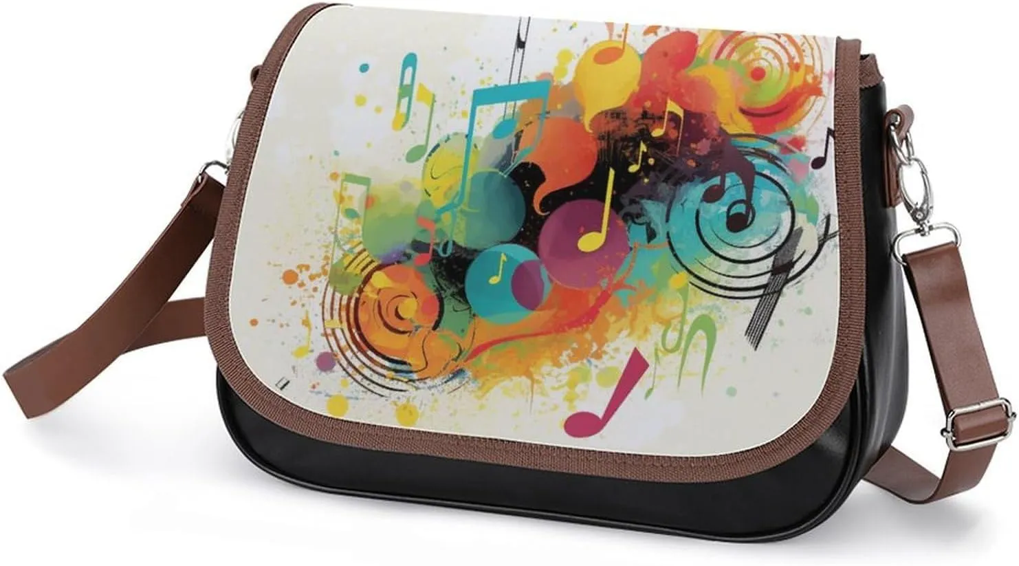 Animal Cartoon Elephant Crossbody Bags for Women,PU Leather Tote Bag for Women,Shoulder Bag Purse for Work Shopping Travel