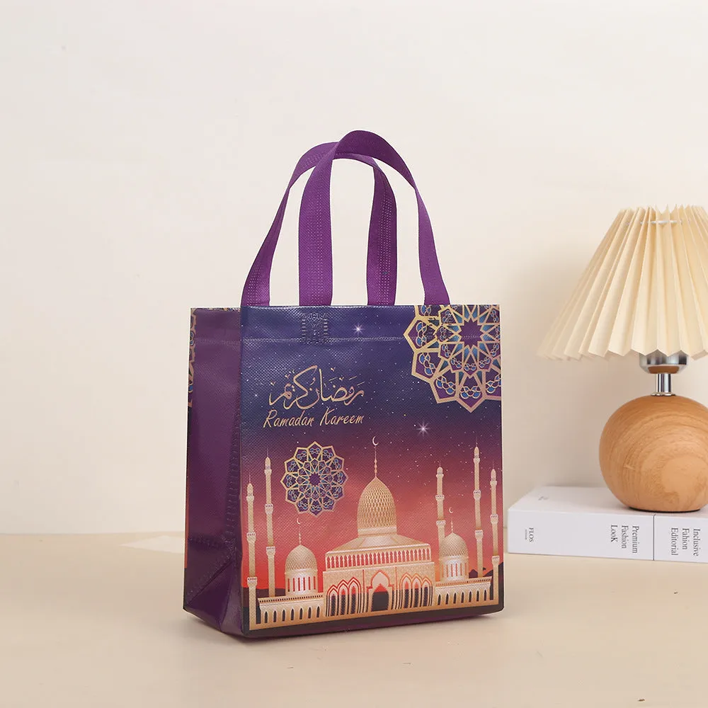 Assorted Colorful Ramadan Mubarak Gift Bags