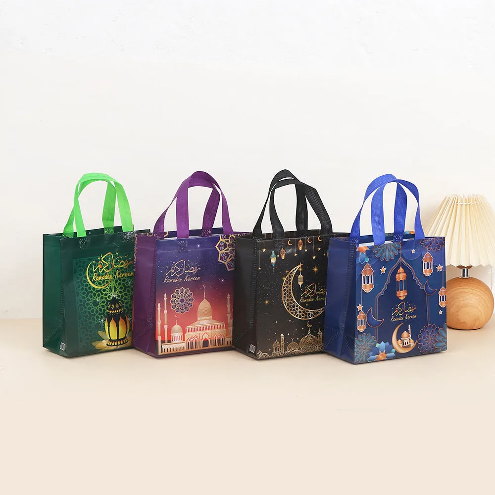 Assorted Colorful Ramadan Mubarak Gift Bags