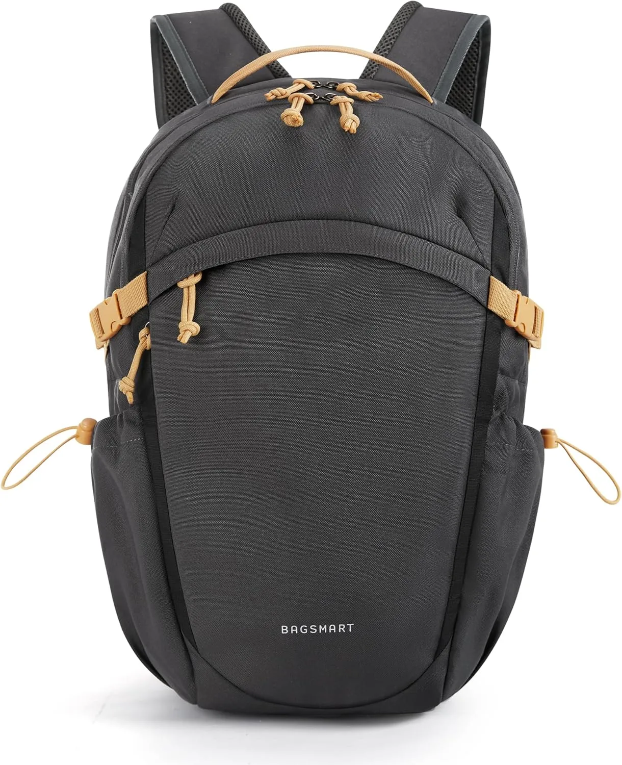 BAGSMART Travel Backpack for Women&Men,Lightweight 15.6" Casual Backpack for College,TSA Carry On Backpack for Airplanes,Water Resistant Personal Item Backpack for Gym,Hiking,Work,Grey