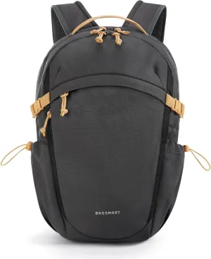 BAGSMART Travel Backpack for Women&Men,Lightweight 15.6" Casual Backpack for College,TSA Carry On Backpack for Airplanes,Water Resistant Personal Item Backpack for Gym,Hiking,Work,Grey