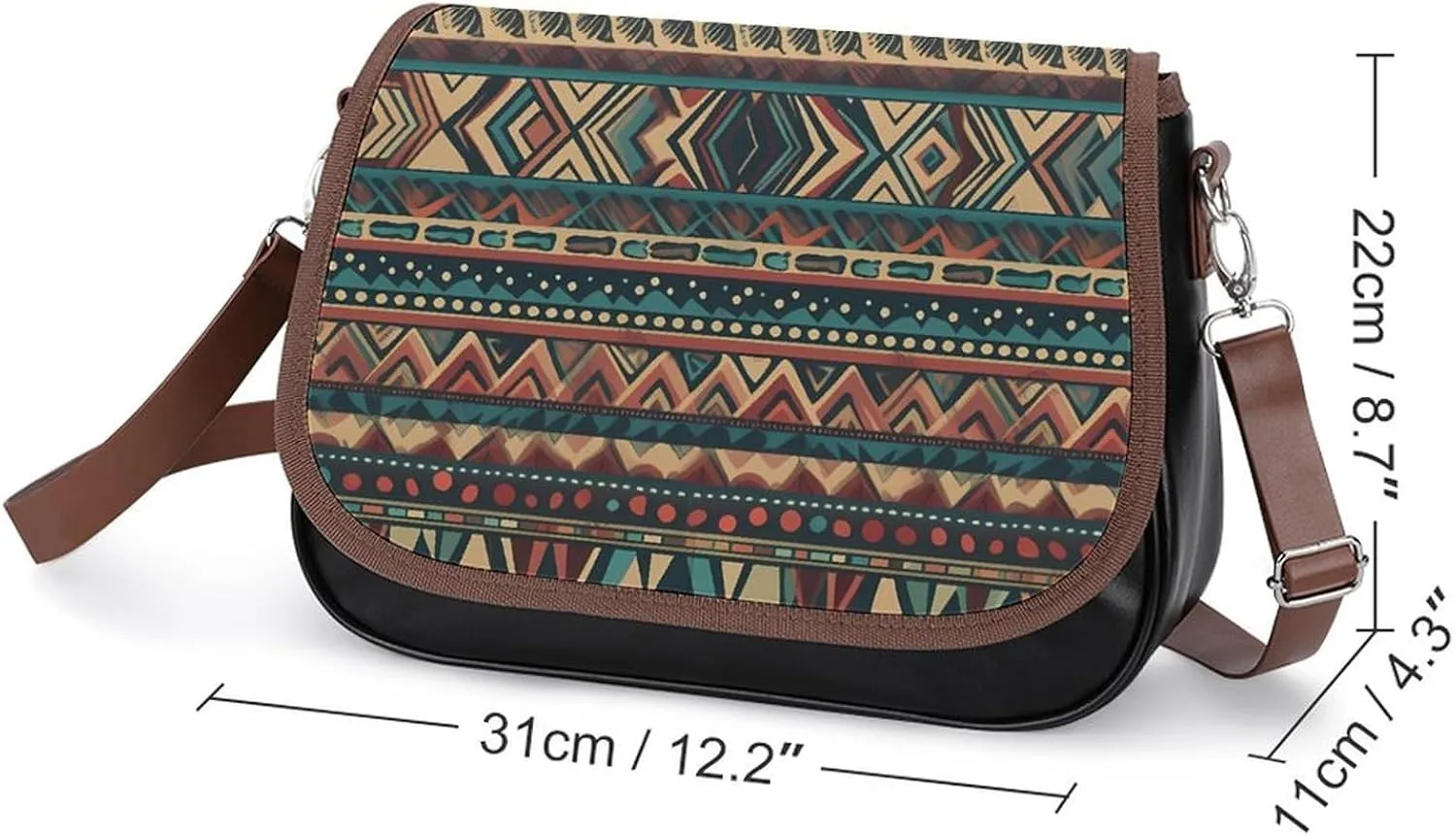 Beautiful Mermaid Tail Crossbody Bags for Women,PU Leather Tote Bag for Women,Shoulder Bag Purse for Work Shopping Travel