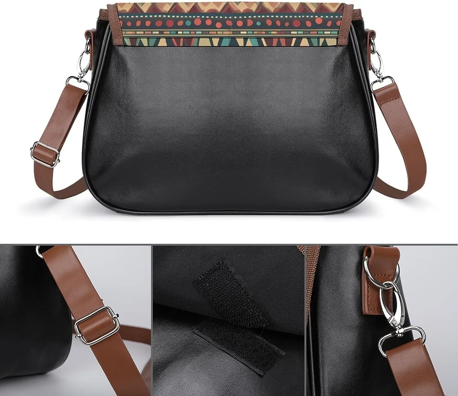 Beautiful Mermaid Tail Crossbody Bags for Women,PU Leather Tote Bag for Women,Shoulder Bag Purse for Work Shopping Travel