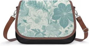 Beautiful Sea Crossbody Bags for Women,PU Leather Tote Bag for Women,Shoulder Bag Purse for Work Shopping Travel