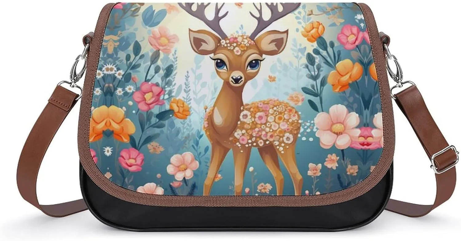 Beautiful Sea Crossbody Bags for Women,PU Leather Tote Bag for Women,Shoulder Bag Purse for Work Shopping Travel