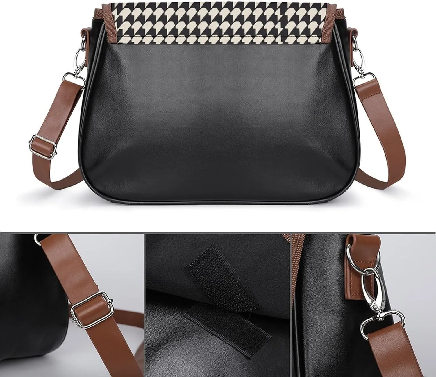 Beautiful Venice at Night Crossbody Bags for Women,PU Leather Tote Bag for Women,Shoulder Bag Purse for Work Shopping Travel