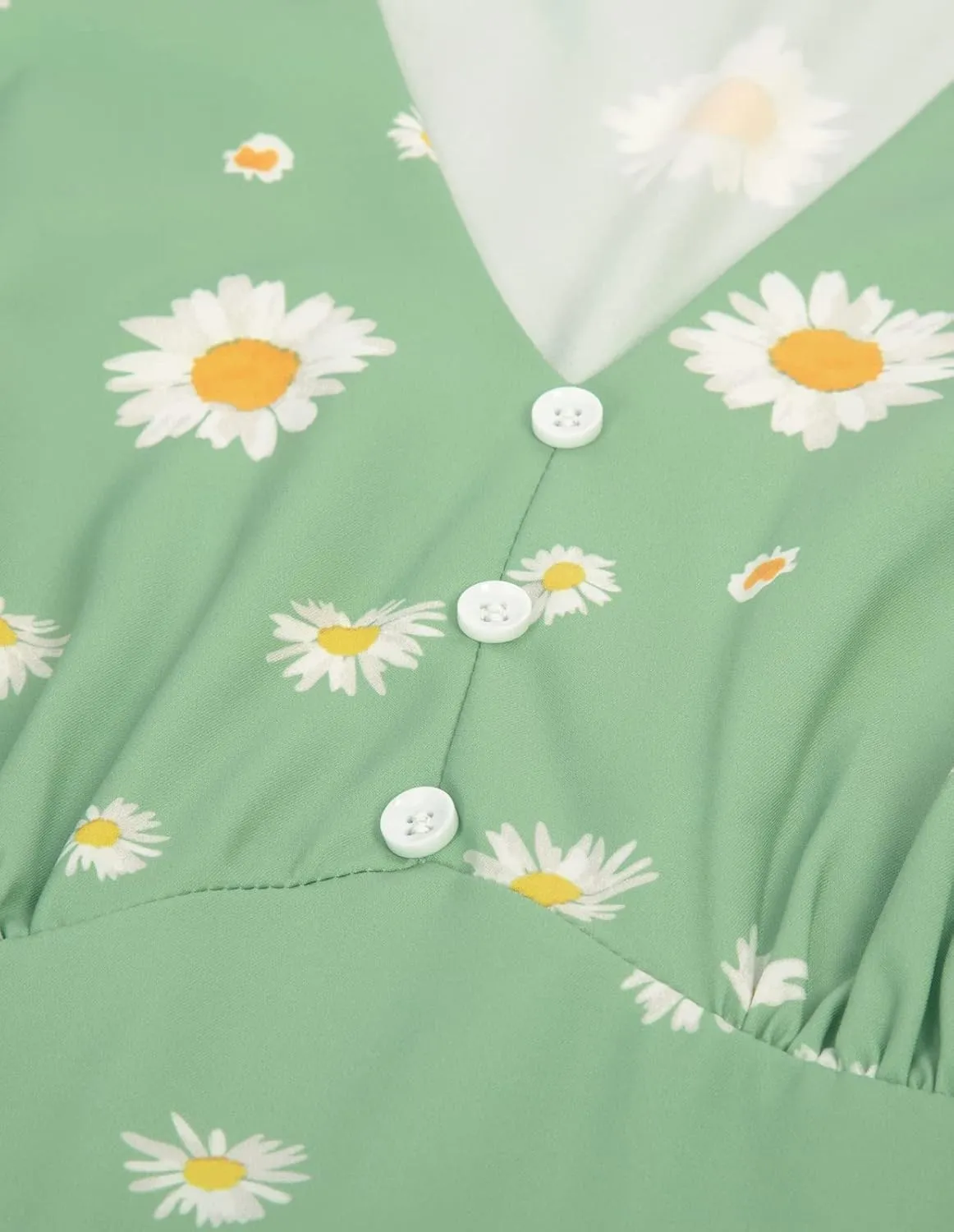 Belle Poque Women Vintage Dress V Neck Puff Sleeve Cocktail Dresses Vintage Tea Party Dresses