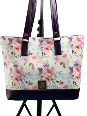 Big B Tote Purple Floral