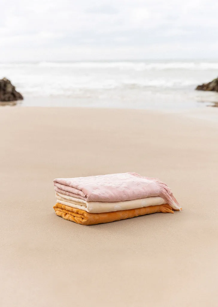 Blossom Beach Towel TANGERINE