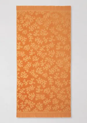 Blossom Beach Towel TANGERINE