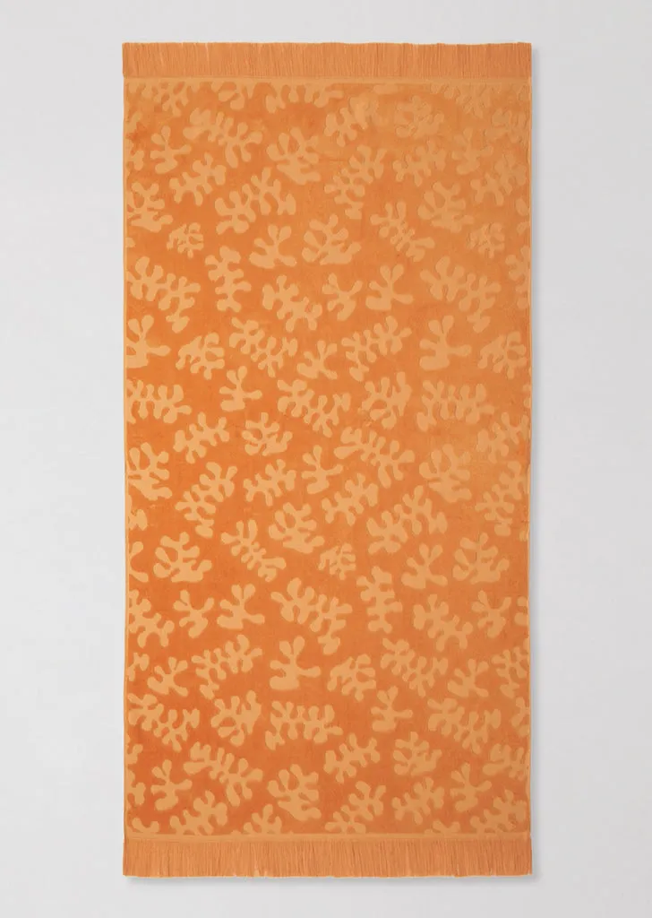 Blossom Beach Towel TANGERINE