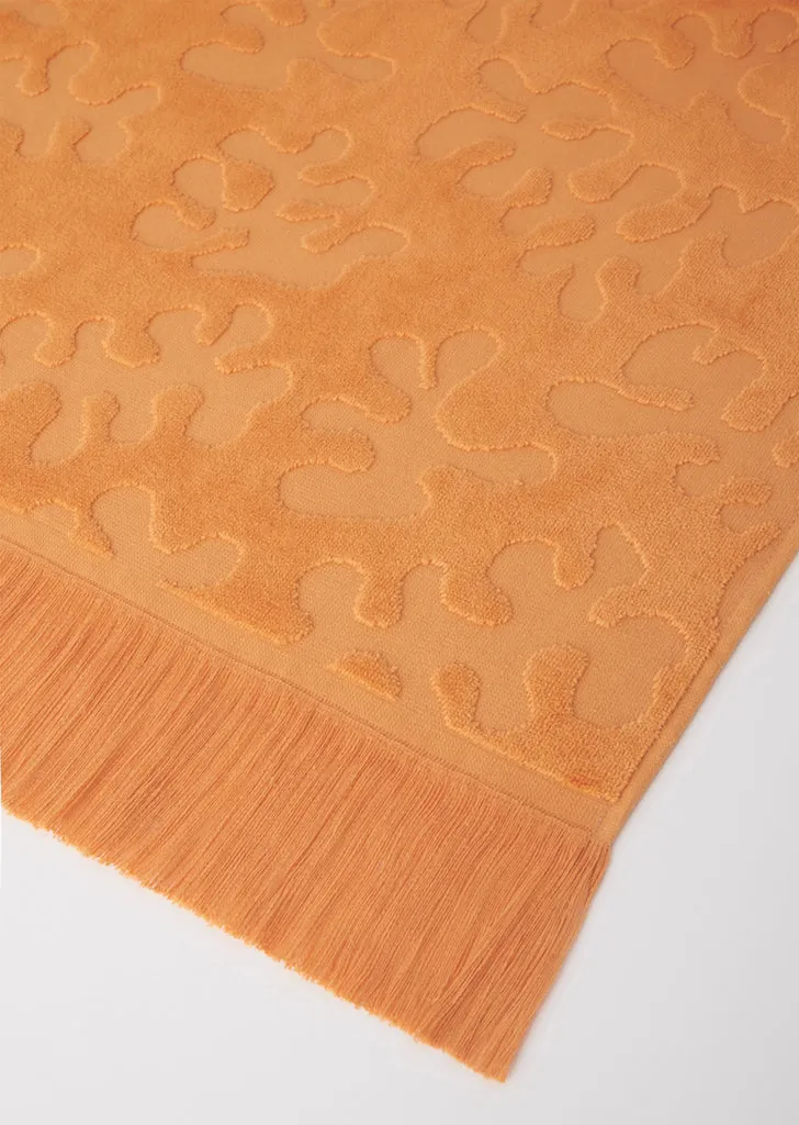 Blossom Beach Towel TANGERINE