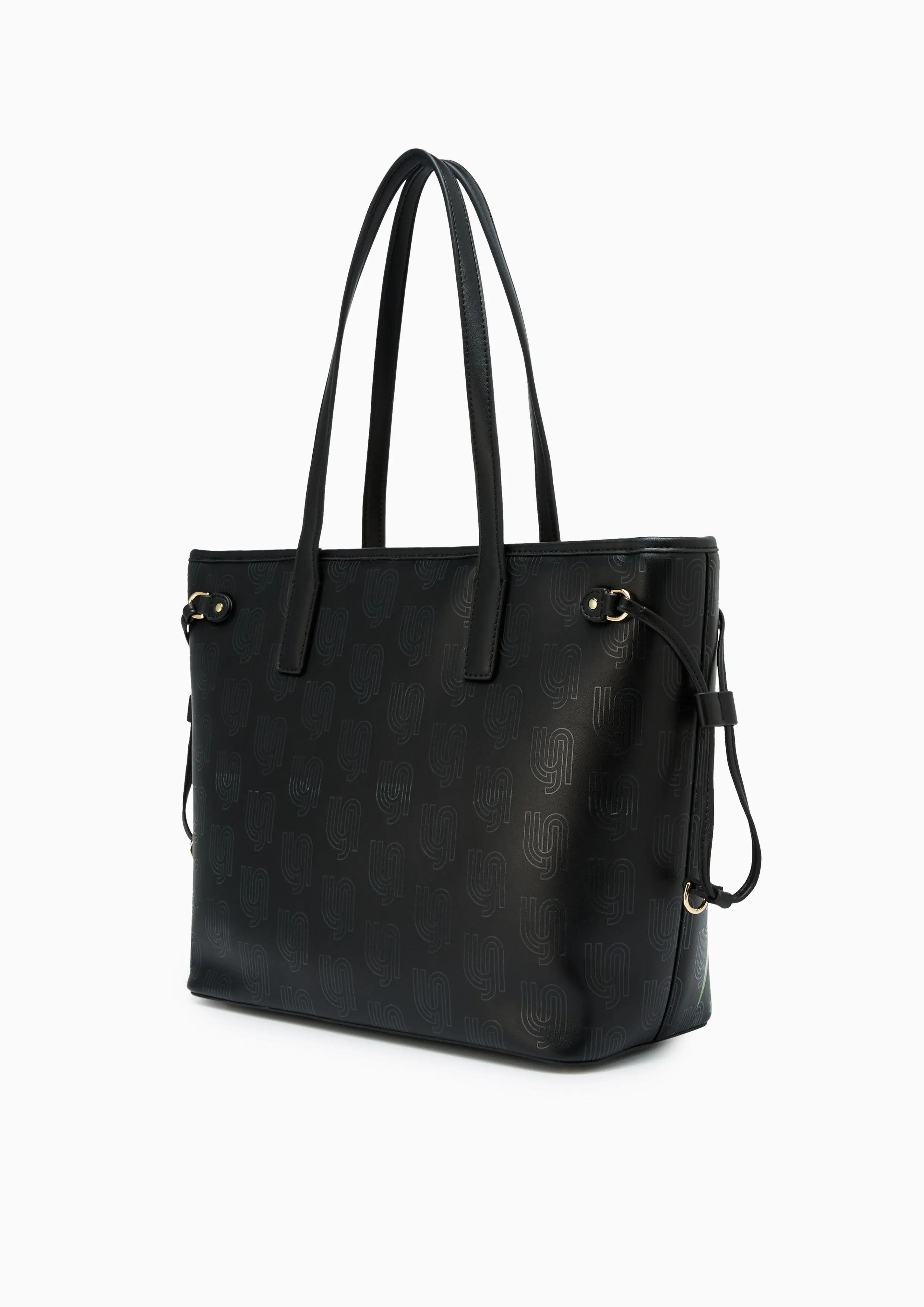 Blossom Infinite M Tote Bag - Printed Black