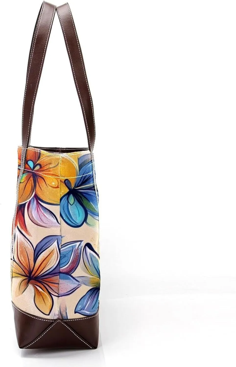 Boho Floral-12 Shoulder Purses for Women Large Soft Washed Leather Purses and Durable Handbags