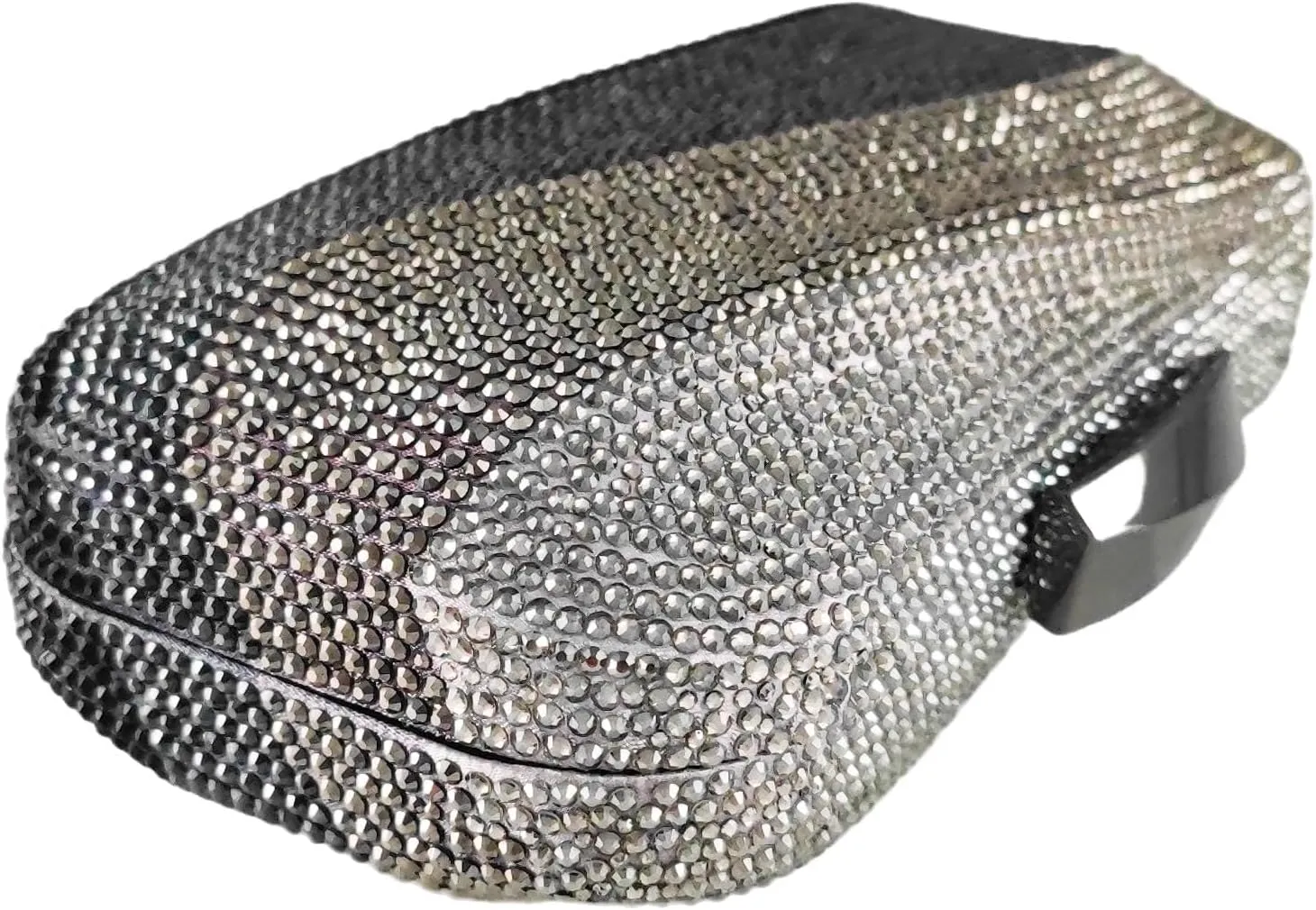 Boutique De FGG Sea Wave Luxury Crystal Clutch Evening Bags for Women Colorful Rhinestone Wedding Handbags and Purses