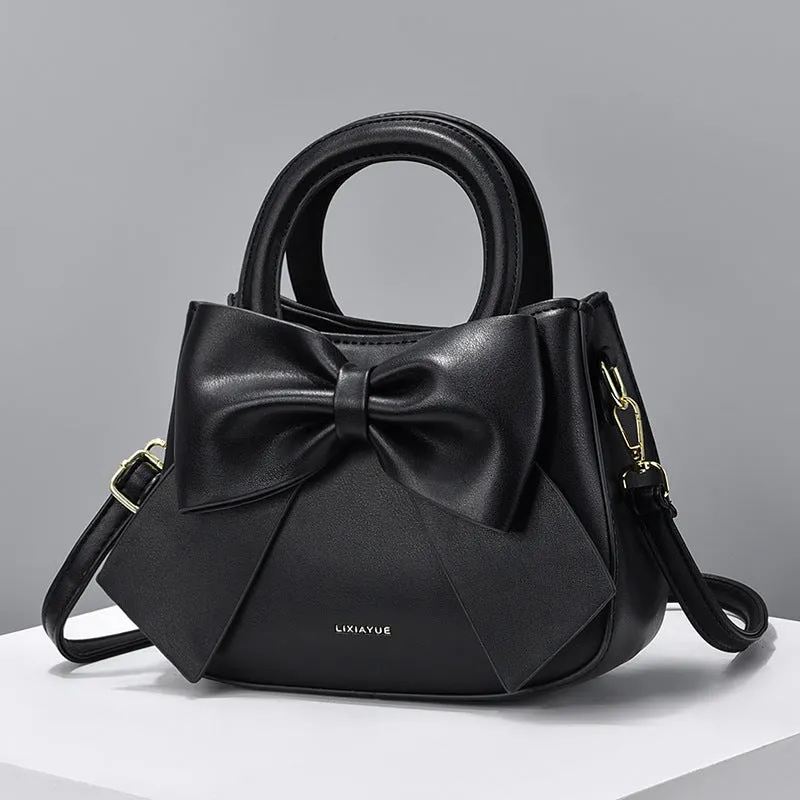 Bowknot Portable Design Fresh Sweet Girlish Shoulder Bags