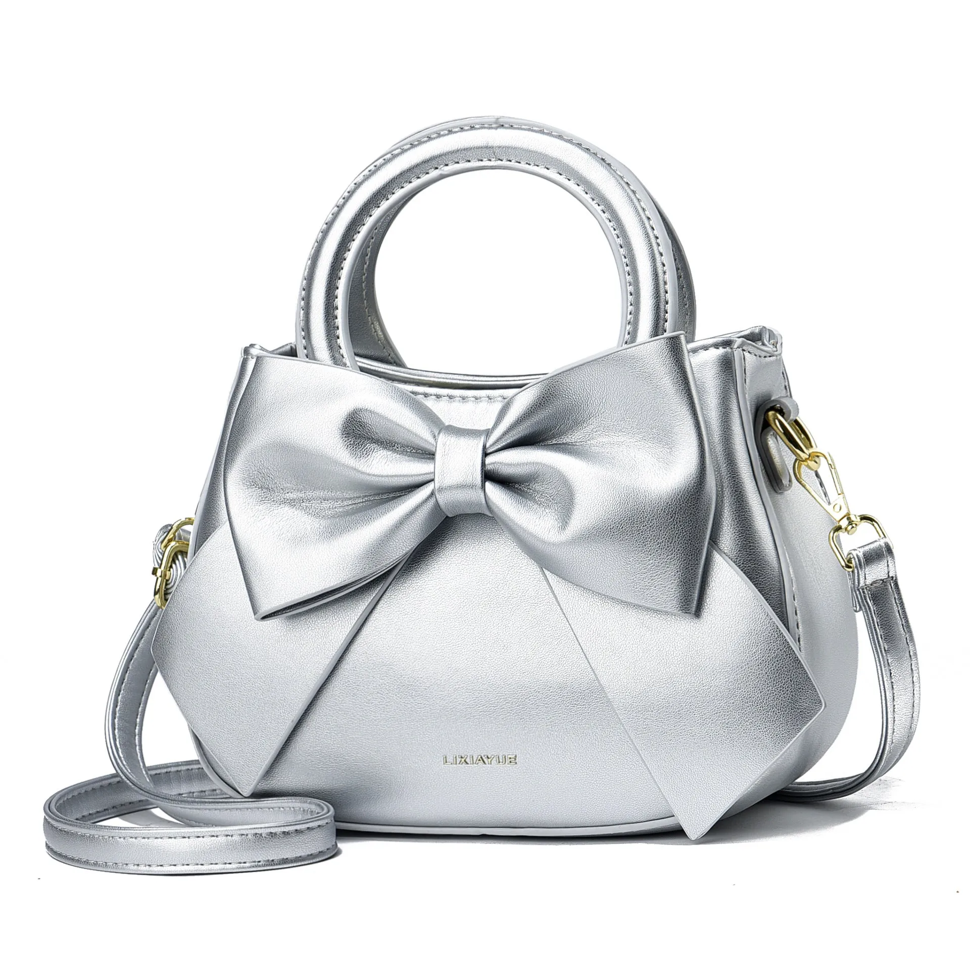 Bowknot Portable Design Fresh Sweet Girlish Shoulder Bags
