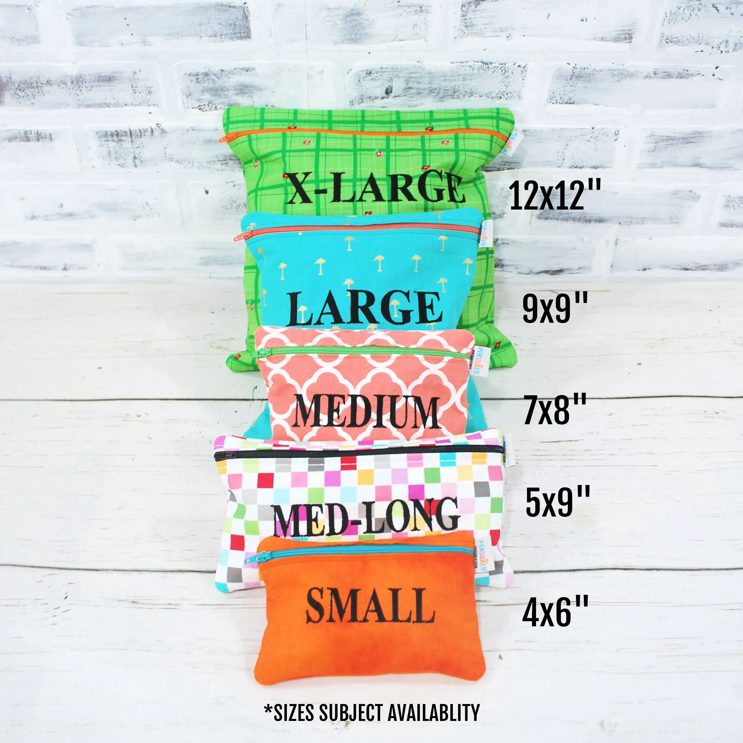Bright Rainbow on Pink Food Safe Personalized Reusable Bag