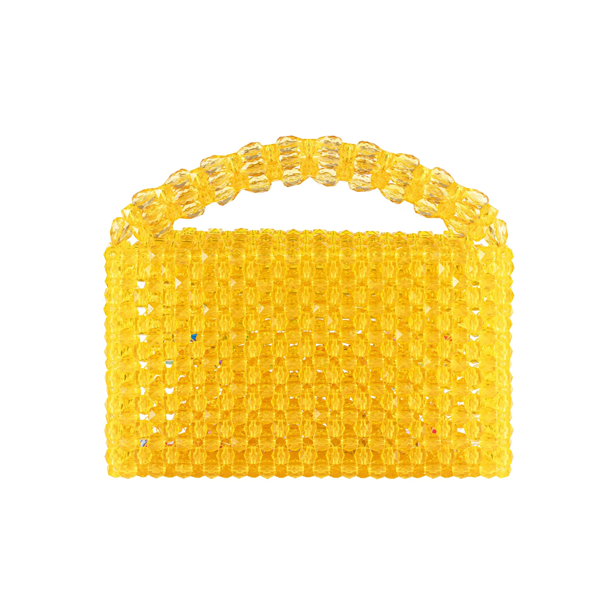 BUNDLE-Sunny Bead Bag & Playful Ribbon Bead Necklace