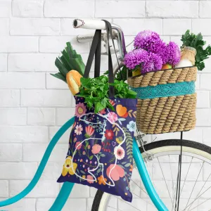 Bunny Blossom Tote Bag by Bunny Affair