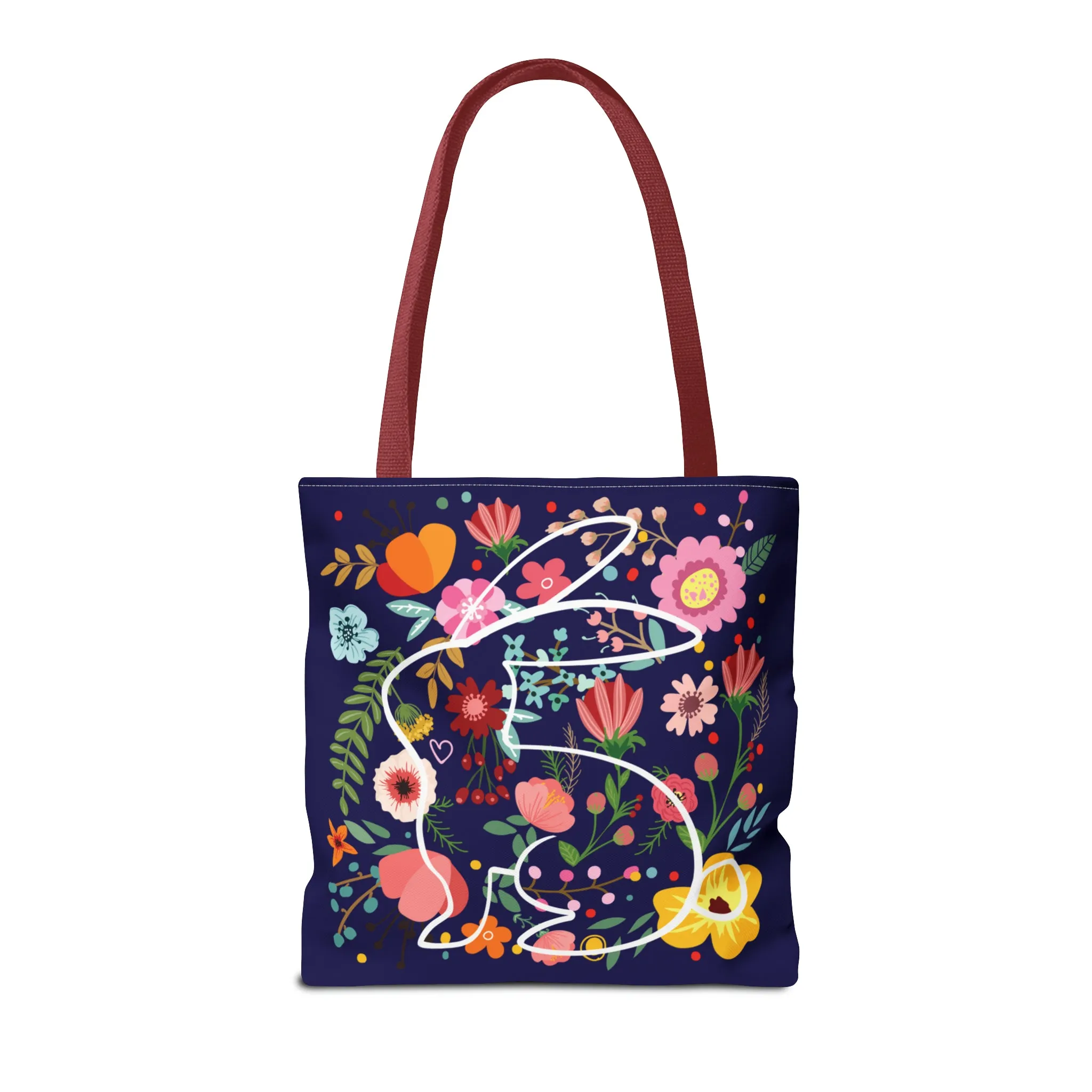 Bunny Blossom Tote Bag