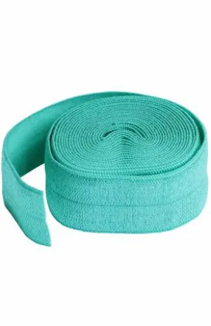 ByAnnie Fold-Over Elastic 3/4 inch x 2yard Turquoise sup211-2-trq SUP211-2-TRQ
