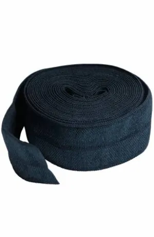ByAnnie Fold-Over Elastic 3/4inch x 2yard Navy sup211-2-nvy