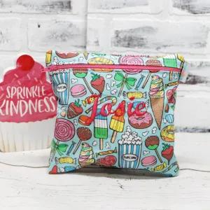 Candy and Desserts Personalized Reusable Food Bag