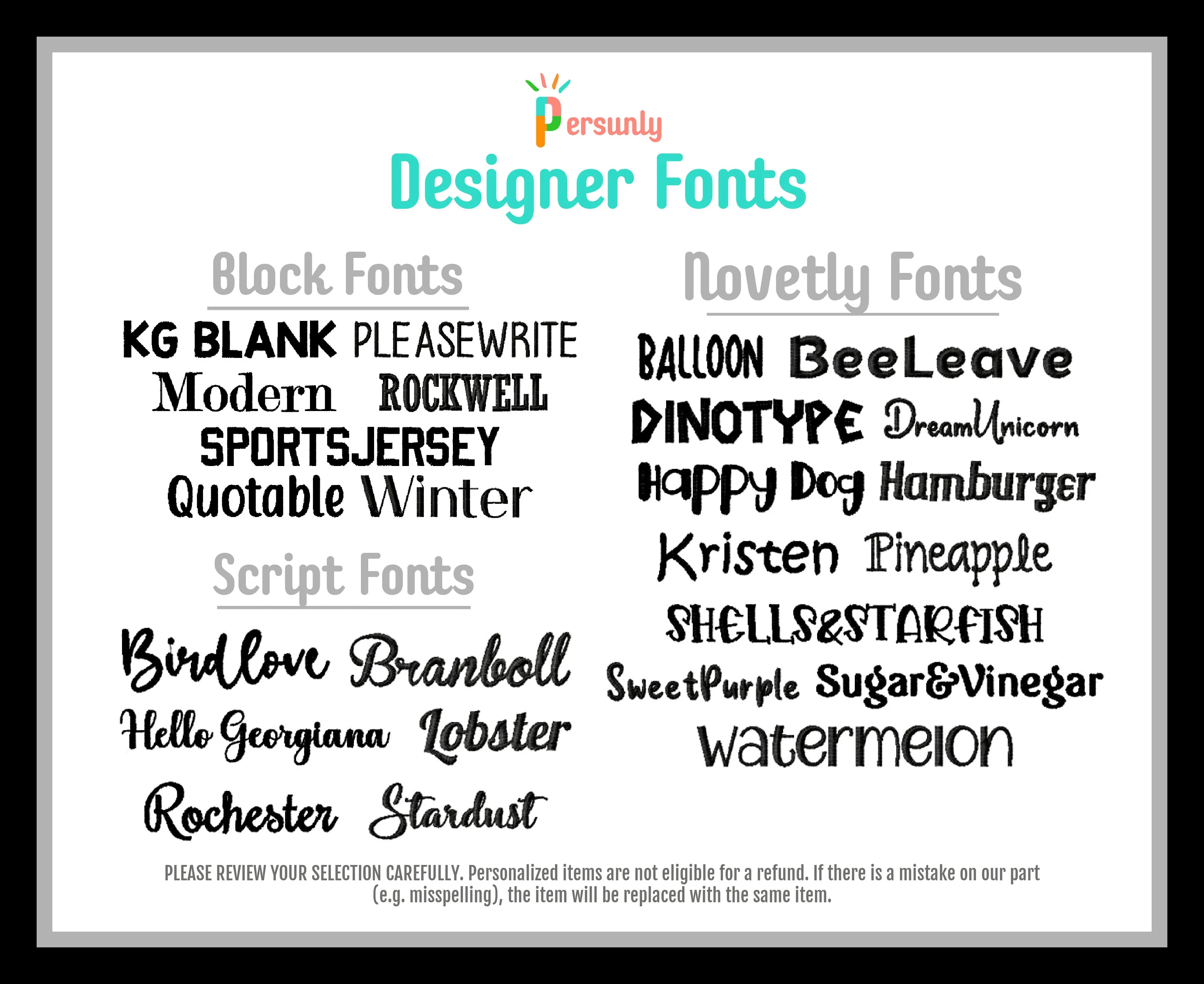 Candy and Desserts Personalized Reusable Food Bag