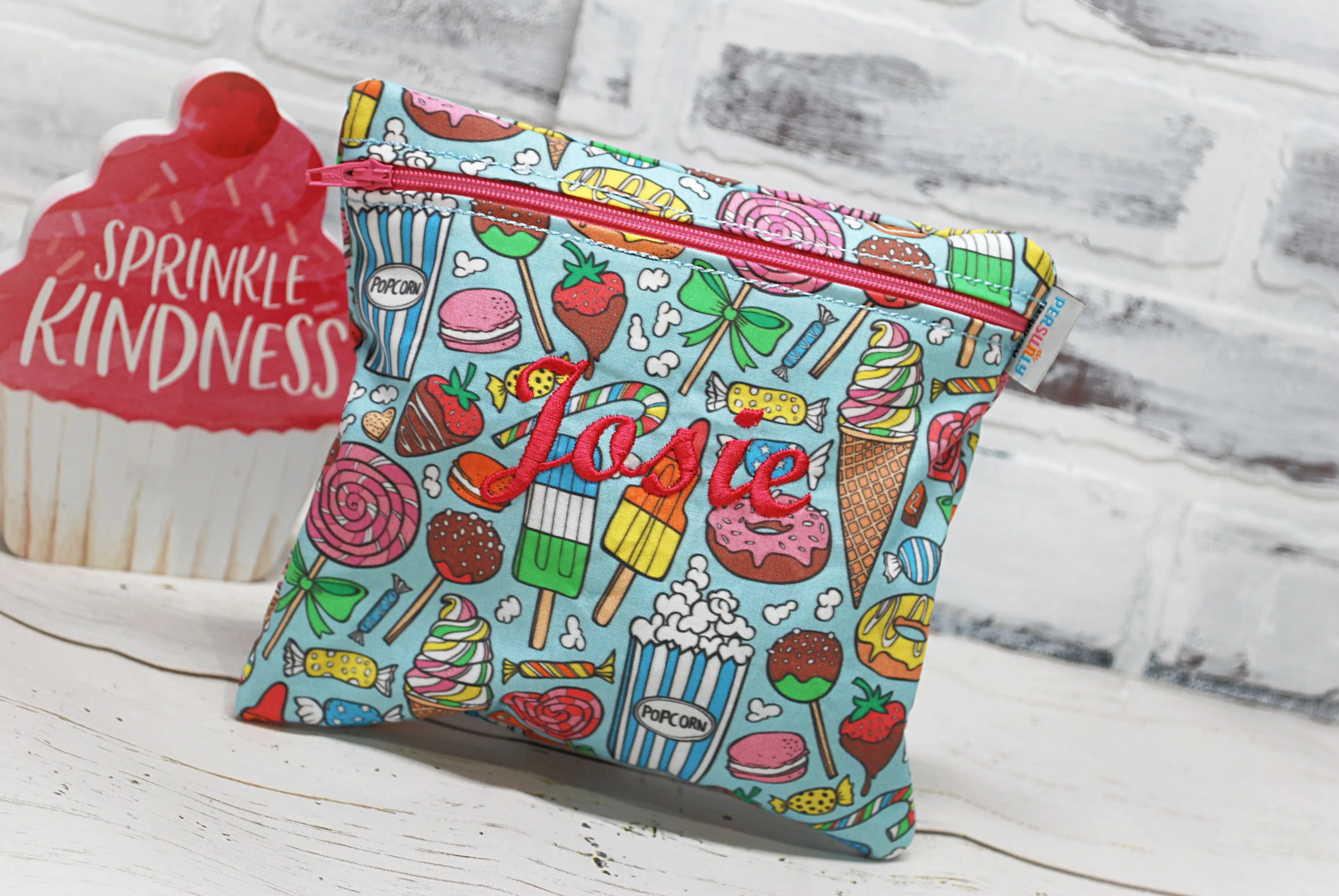 Candy and Desserts Personalized Reusable Food Bag