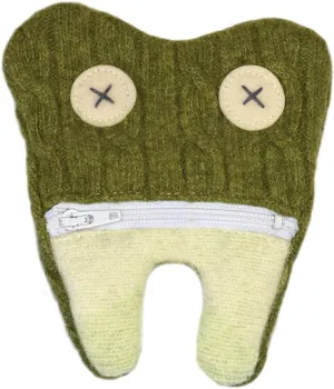 Cate & Levi - Handmade Tooth Fairy Pouch - Soft Reclaimed Premium Wool