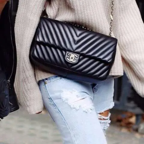 CHANEL V CAVIAR JUMBO BAGS