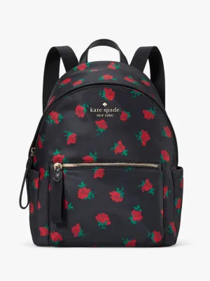Chelsea Rose Toss Printed Medium Backpack